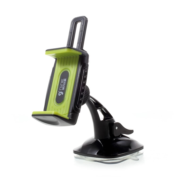 D9ELEMENT ZH125 Universal Suction Cup Rotary Car Mount Holder with Built-in Aroma Stick Hole - Green-8
