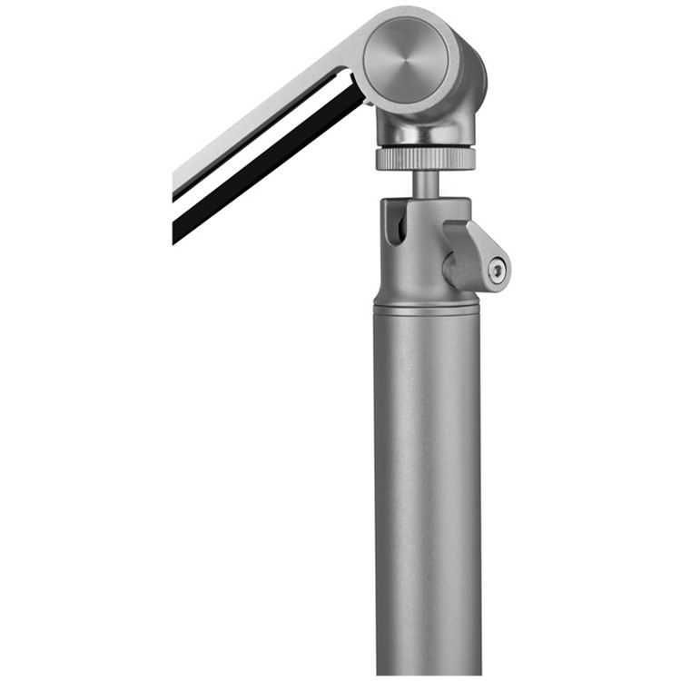 MOMAX iStand Pro Luxury Universal Metal Stand Holder for iPad Pro 12.9 inch, etc. - Silver-10