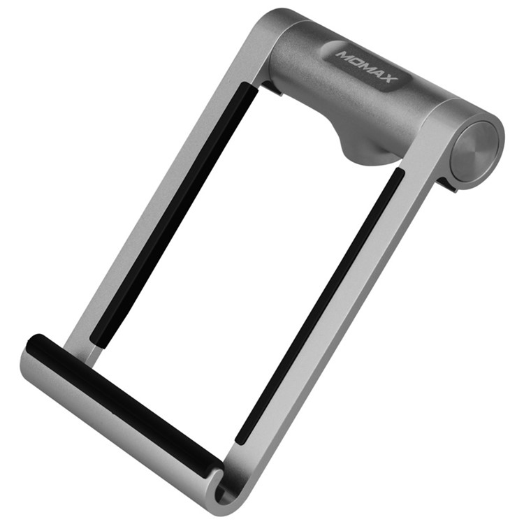 MOMAX iStand Pro Luxury Universal Metal Stand Holder for iPad Pro 12.9 inch, etc. - Silver-13