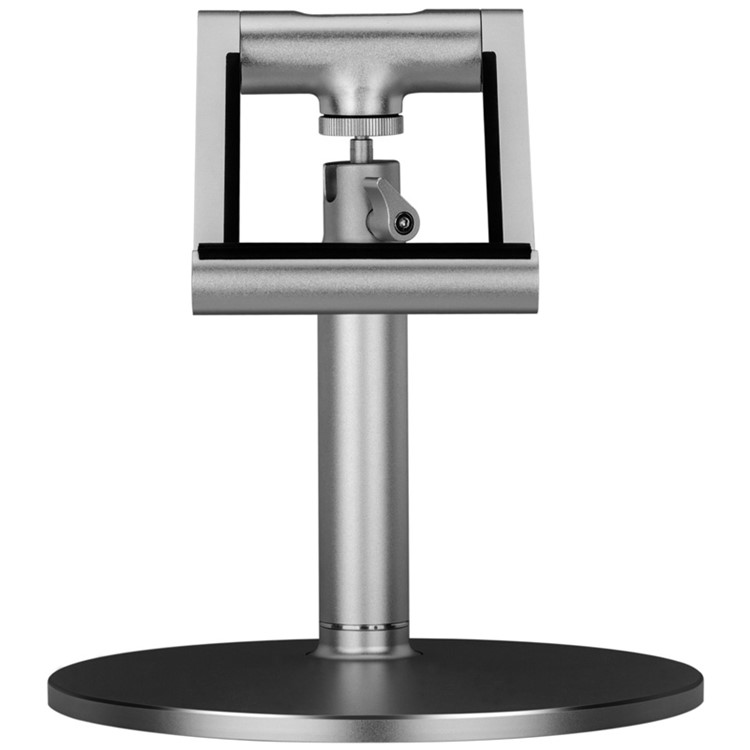 MOMAX iStand Pro Luxury Universal Metal Stand Holder for iPad Pro 12.9 inch, etc. - Silver-5