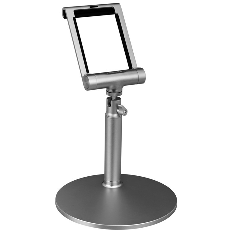 MOMAX iStand Pro Luxury Universal Metal Stand Holder for iPad Pro 12.9 inch, etc. - Silver-6
