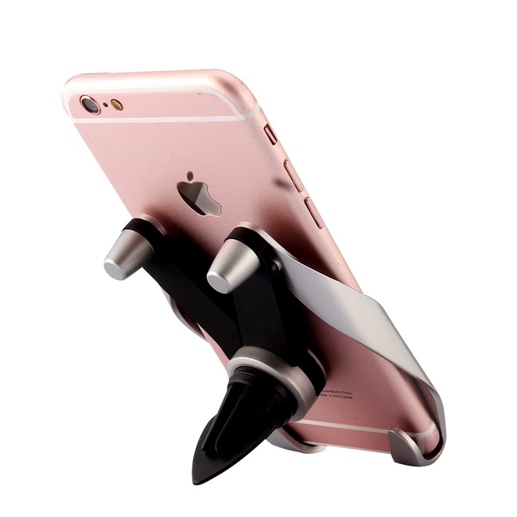 AUTOBOT M Style Car Air Vent Phone Mount Holder for iPhone 7 Plus / Samsung Galaxy S7 Etc - Silver-5