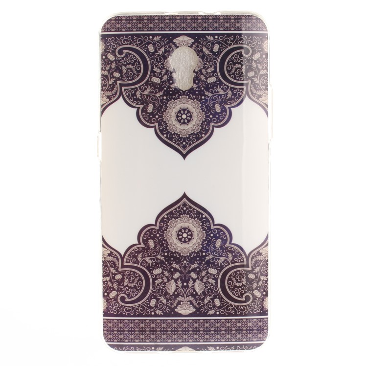 Patterned IMD TPU Mobile Cover for ZTE Blade V7 - Symmetrical Pattern-3