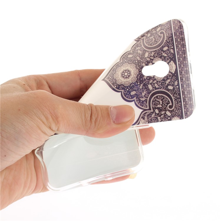 Patterned IMD TPU Mobile Cover for ZTE Blade V7 - Symmetrical Pattern-11