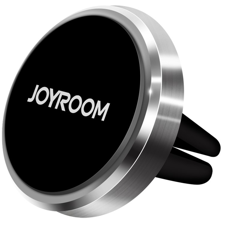JOYROOM Universal Magnetic Mobile Mount Holder + Ring Grip Stand - Silver Color-1