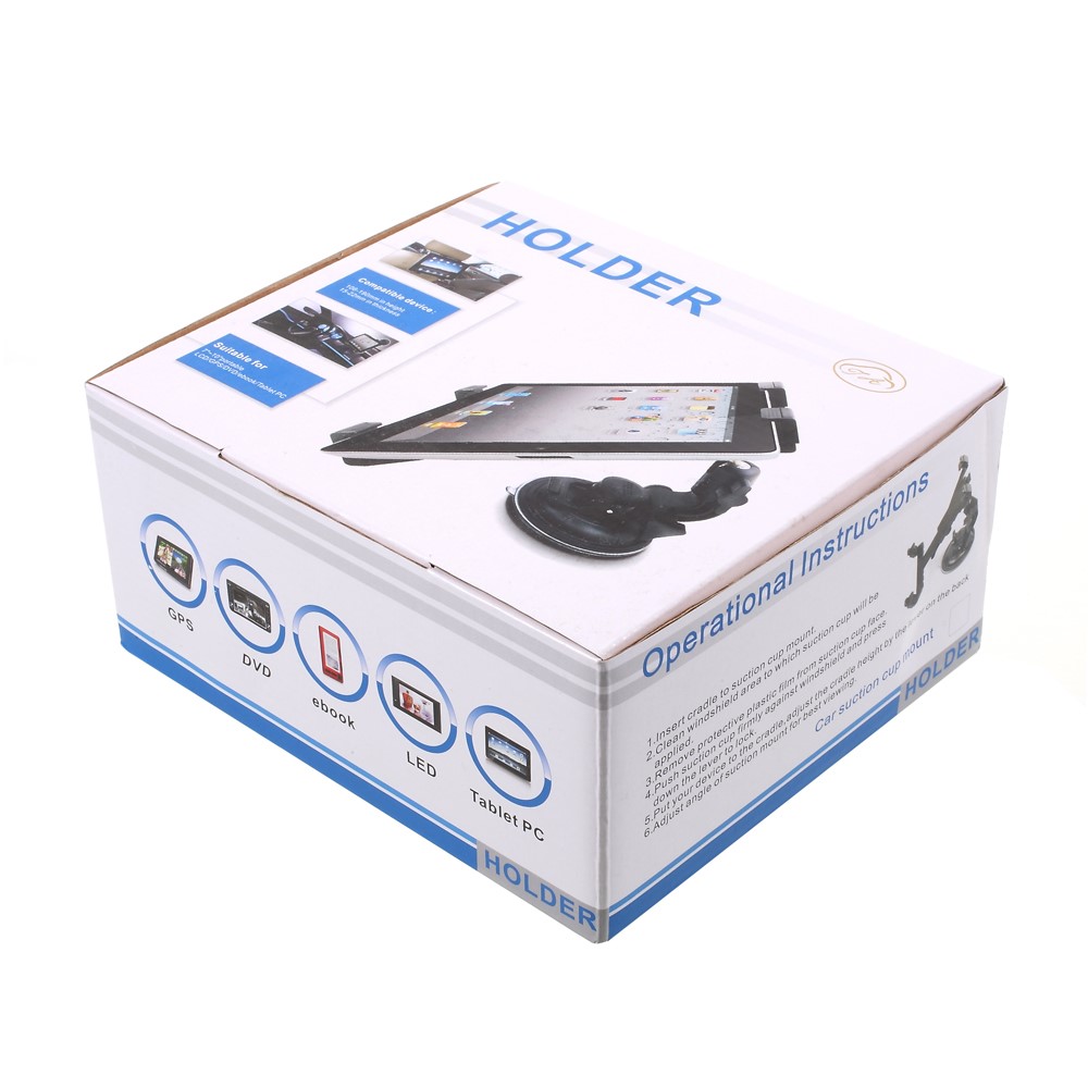Car Mount Suction Cup Holder for iPad Air 2/iPad Pro 12.9 inch, Size: 155 - 255mm-13