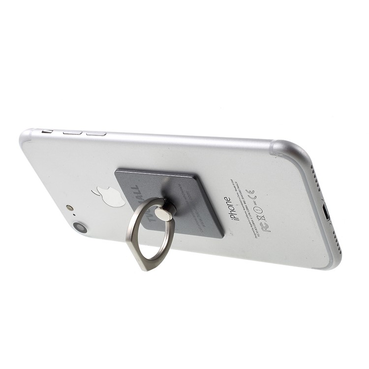 TVCMALL Universal Finger Griff Ring Halter Telefon Mount 360 Grad Rotary Metall Ring Halterung - dunkel grau-3