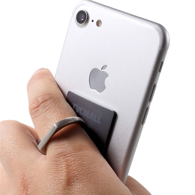 TVCMALL Universal Finger Griff Ring Halter Telefon Mount 360 Grad Rotary Metall Ring Halterung - dunkel grau-5