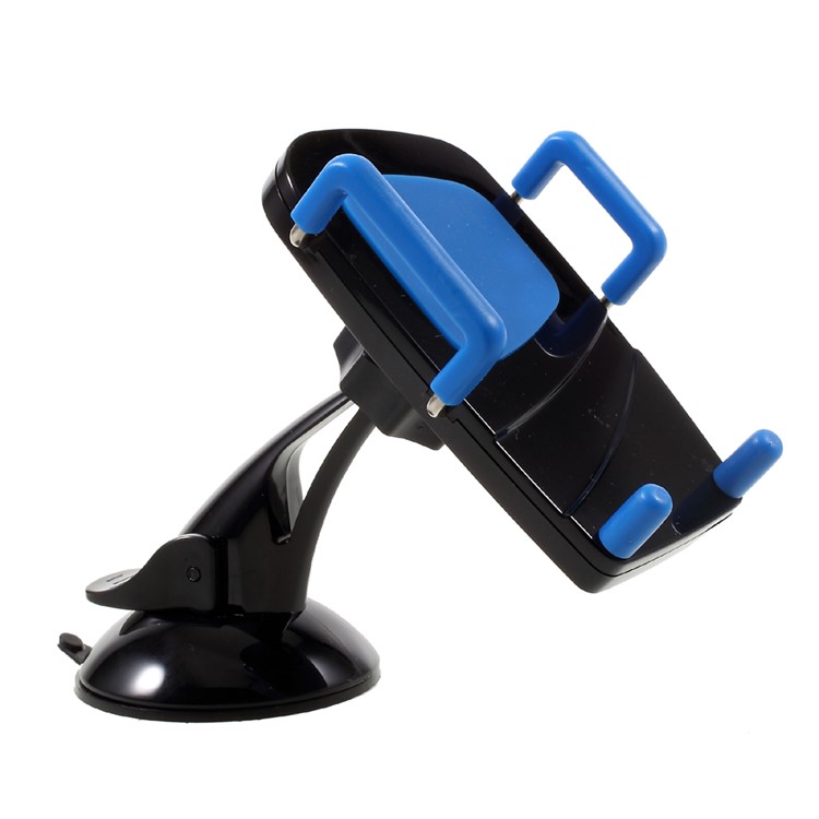 2-In-1 Car Suction Cup Windshield / Air Vent Mount Holder for iPhone 7/7 Plus, Width: 52-100mm - Blue-3