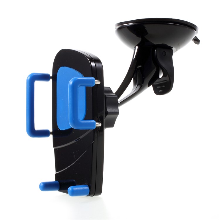 2-In-1 Car Suction Cup Windshield / Air Vent Mount Holder for iPhone 7/7 Plus, Width: 52-100mm - Blue-4