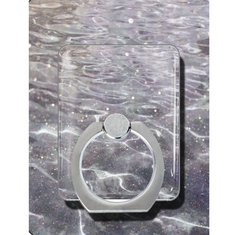 Water Pattern Universal Mobile Phone Finger Grip Holder Stand for iPhone Samsung Huawei - Style A-1
