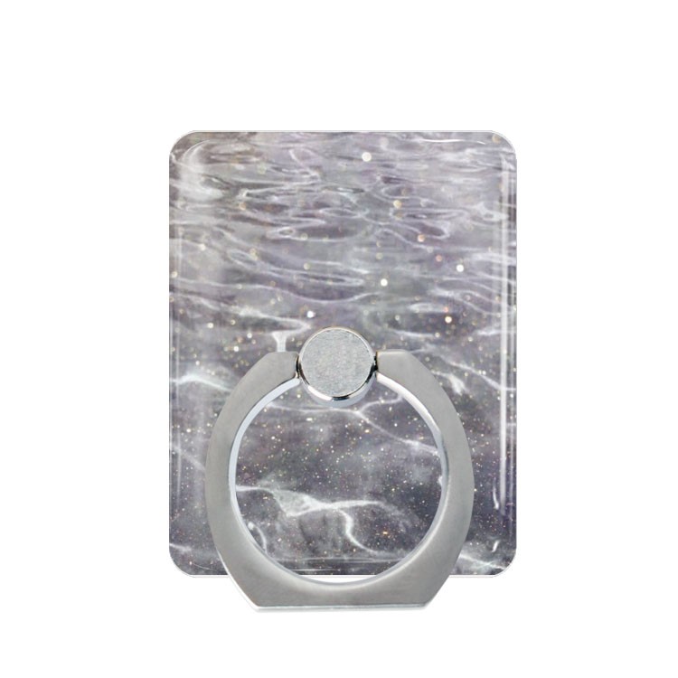 Water Pattern Universal Mobile Phone Finger Grip Holder Stand for iPhone Samsung Huawei - Style A-2