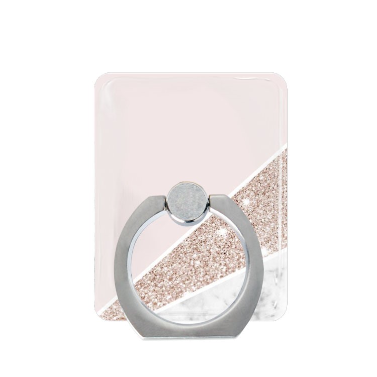 Marble Pattern Universal Metal Ring Smartphone Holder Stand Mount for iPhone Samsung Huawei - Style F-2