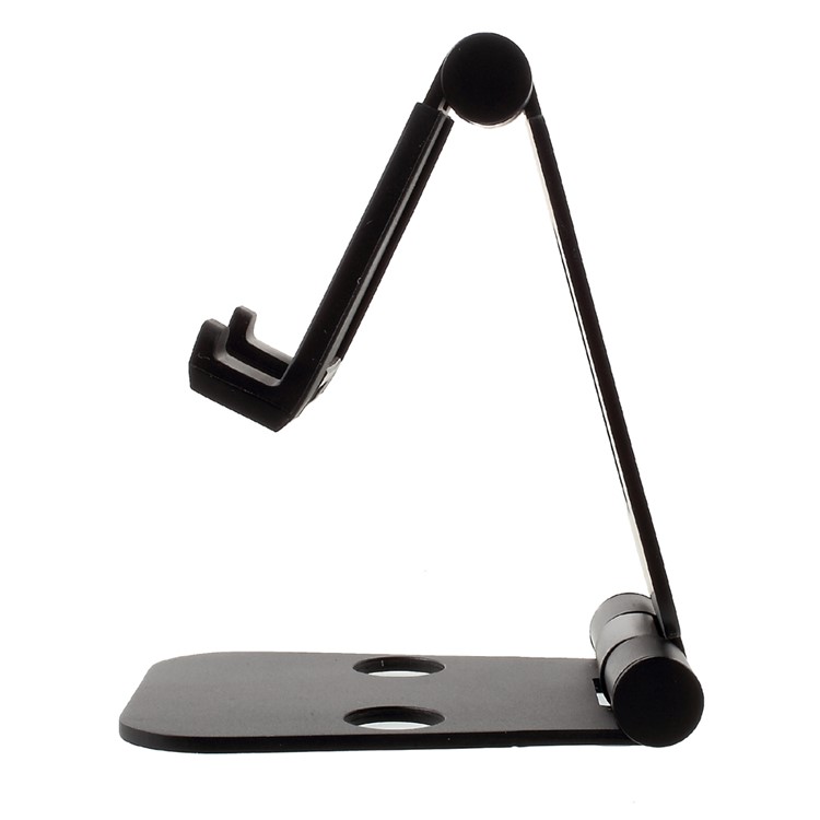 Universal Aluminium Alloy Foldable Desktop Mount Stand for iPhone iPad Samsung Smartphones & Tablets - Black-9