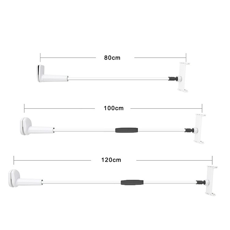 Universal 360 Rotary Lazy Bed Desktop Mount Holder for Tablet and Mobile Phone, Width: 12-18cm - White-7