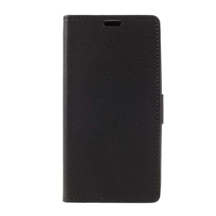 For ZTE Blade 602 Wallet Stand Leather Cell Phone Case Cover - Black-3