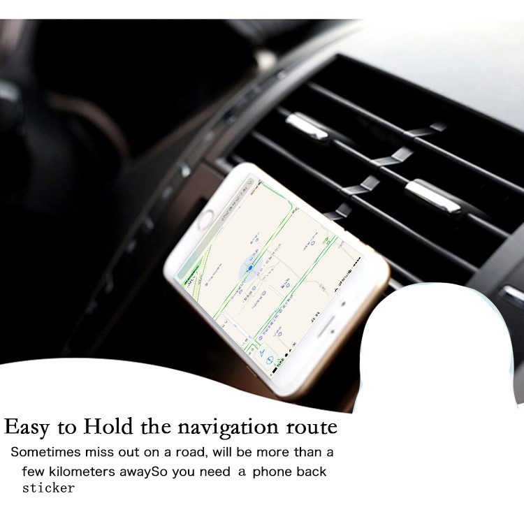 Multi-functional Velcro Sticker Smartphone Mini Kickstand Car Mount for iPhone Samsung Huawei - Huba-5