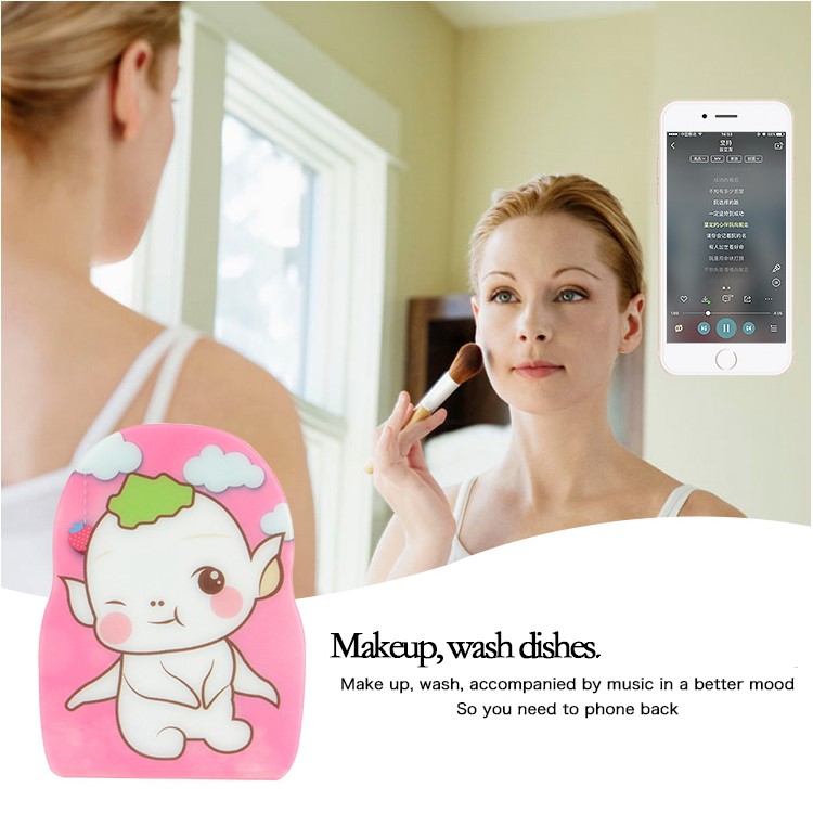 Multi-functional Velcro Sticker Smartphone Mini Kickstand Car Mount for iPhone Samsung Huawei - Huba-6