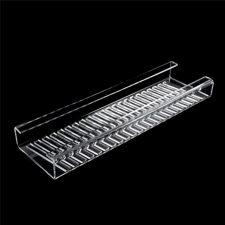 22-Slot Clear Acrylic Phone Case Display Stand Holder for PC / TPU Mobile Phone Covers-4