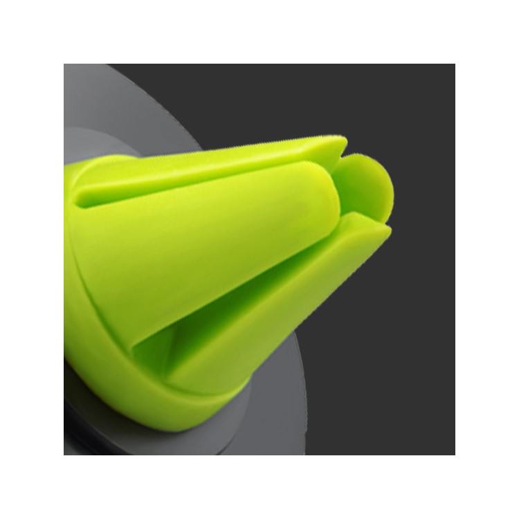 D9ELEMENT Mini Car Air Vent Magnetic Mount Phone Holder Stand for iPhone/Samsung/Sony - Black + Green-7