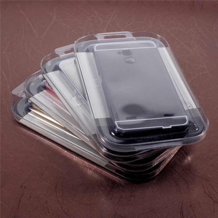 Slide-on Plating Metal Bumper Mirror-like PC Phone Case for ZTE Blade V7 Lite - Black-8