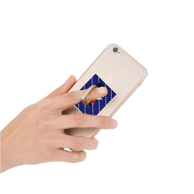UK Royal Soldier Pattern Universal Finger Ring Kickstand for iPhone Samsung - Dark Blue-3