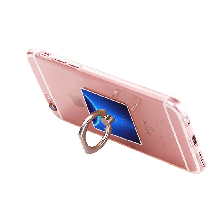 Universal Ring Finger Grip Stand Holder for iPhone Samsung Huawei - Blue Planet-2