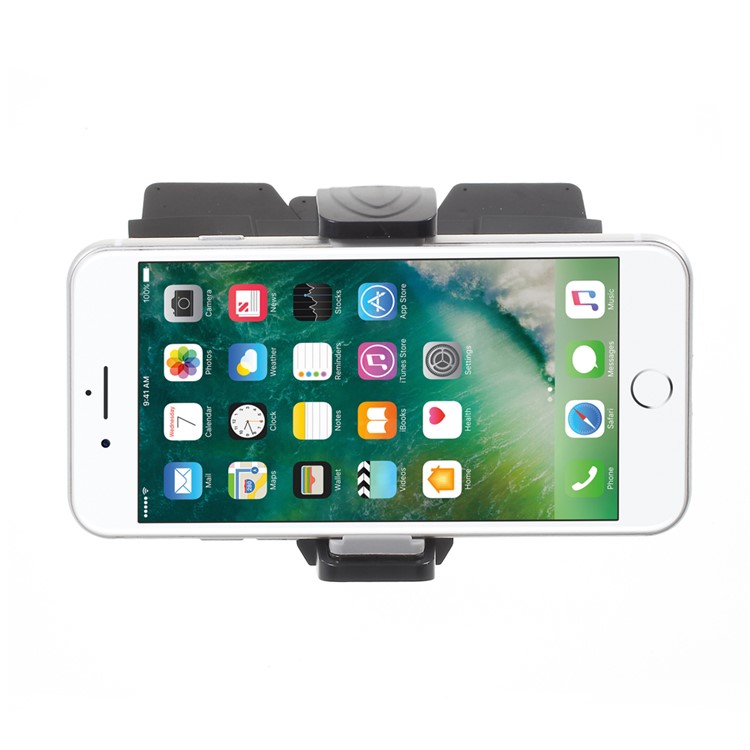 Universal Mini CD Slot Car Mount Holder Cradle para iPhone 7 Plus / Samsung Galaxy C9 Pro, largura: 55-85mm (H96)-3