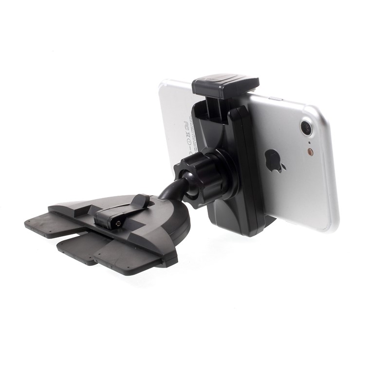 Universal Mini CD Slot Car Mount Holder Cradle para iPhone 7 Plus / Samsung Galaxy C9 Pro, largura: 55-85mm (H96)-5