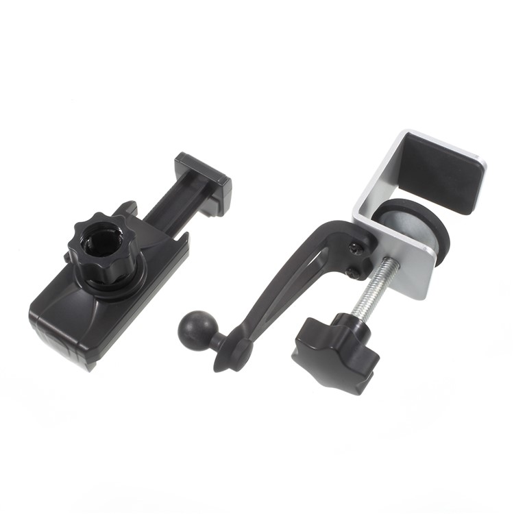 H99 Kitchen Cabinet Desktop Mobile Phone Mount Holder for iPhone 7 Plus / Samsung Galaxy C9 Pro - Style 1 / Width: 55-85mm-10