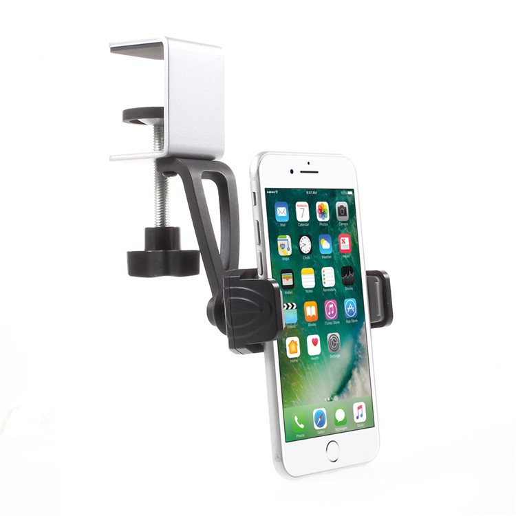 H99 Kitchen Cabinet Desktop Mobile Phone Mount Holder for iPhone 7 Plus / Samsung Galaxy C9 Pro - Style 1 / Width: 55-85mm-5