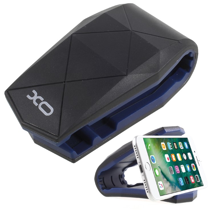 XO Alligator Clip Vehicle-mounted Mobile Holder - Blue-1