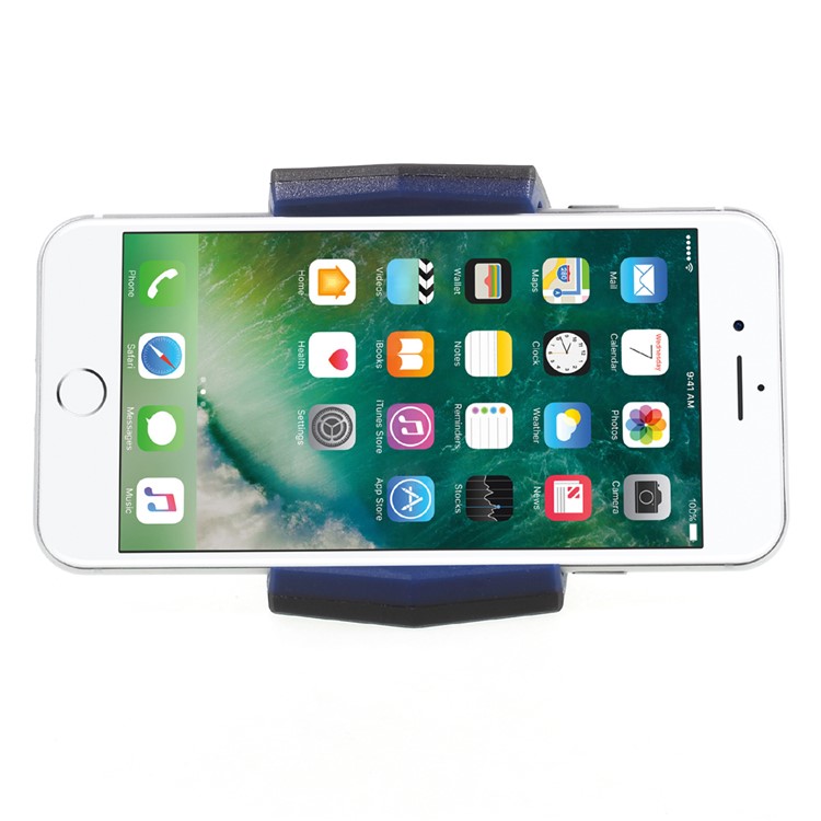 XO Alligator Clip Vehicle-mounted Mobile Holder - Blue-3