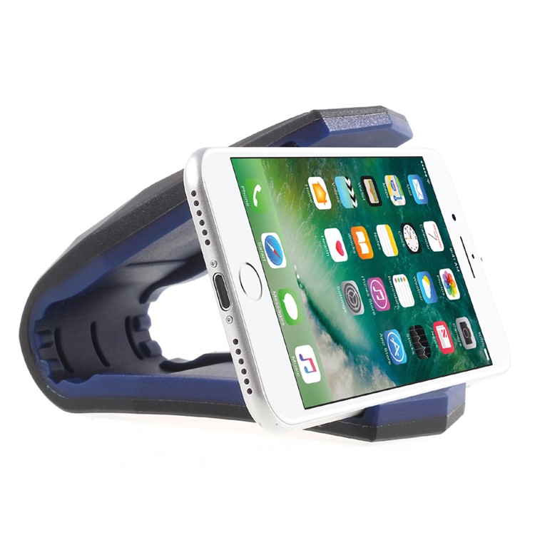 XO Alligator Clip Vehicle-mounted Mobile Holder - Blue-4