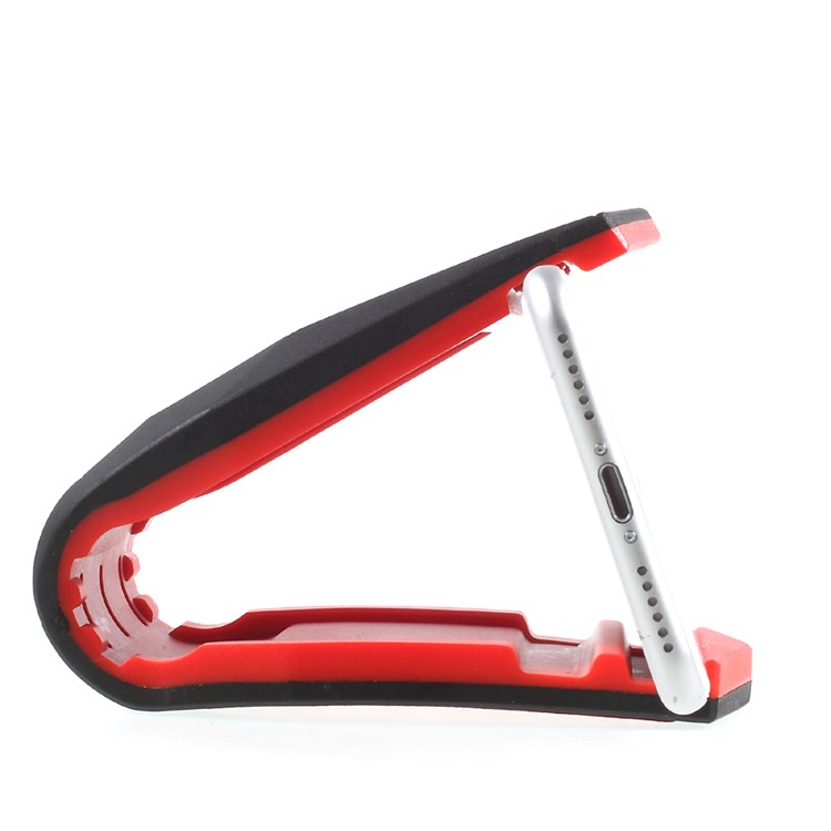 XO Alligator Clip Car Mounted Mobile Phone Holder - Red-6