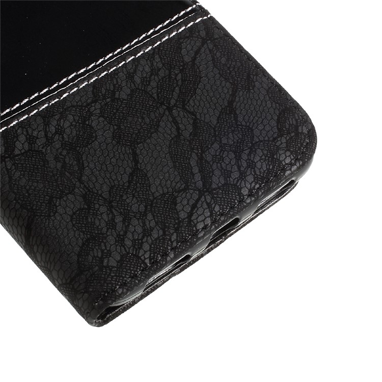 Contrast Color PU Leather Wallet Stand Mobile Casing for ZTE ZMAX Pro Z981 - Black-6
