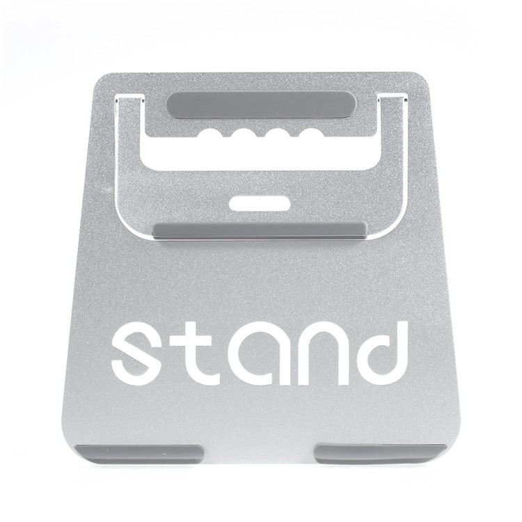 Aluminum Alloy Tablet Notebook Desktop Stand Mount for iPad Pro/Samsung Tab A 7.0 Etc - Silver-2