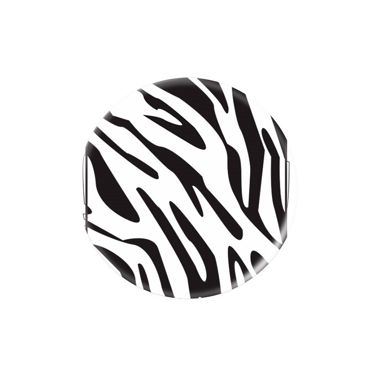 Patterned Finger Grip Expanding Mount for iPhone Samsung Smartphone Tablet - Zebra Pattern-2