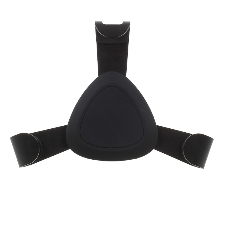 Triangle Shape Universal Gravity Car Air Vent Mount Car Phone Holder for iPhone Samsung Huawei Etc - Black-2