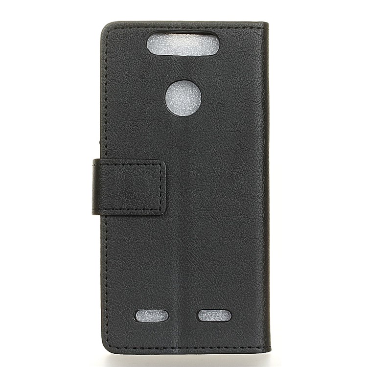 Leather Wallet Case for ZTE Blade V8 Lite - Black-2
