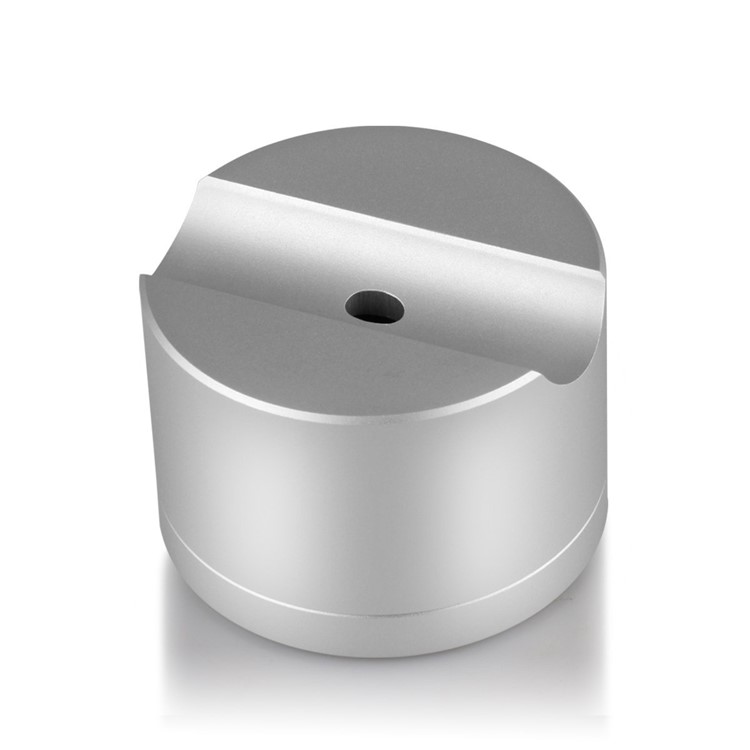 Aluminum Alloy Scratch-free Charging Dock Station Stand for AirPods/ iPhone/ Magic Mouse - Silver-4