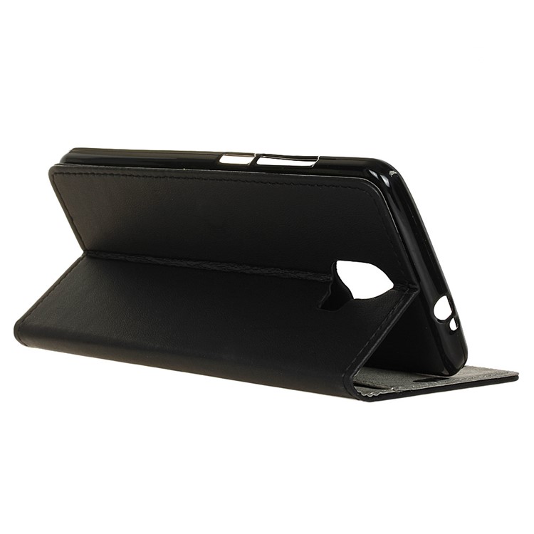 Wallet Leather Stand Case for ZTE Blade V8 Pro - Black-5
