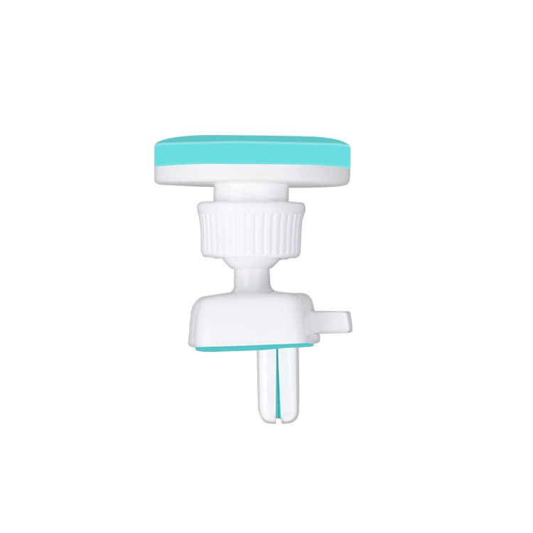 HOCO CA16 Accompanist Series Magnetic Car Air Outlet Holder (Short Version) for iPhone Samsung Etc - White / Blue-2
