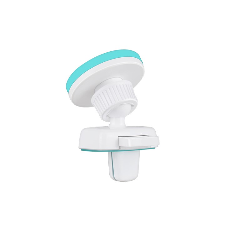 HOCO CA16 Accompanist Series Magnetic Car Air Outlet Holder (Short Version) for iPhone Samsung Etc - White / Blue-3