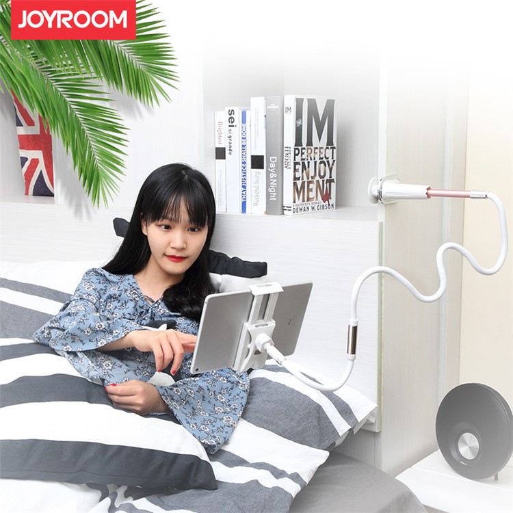 JOYROOM ZS131 Universal Goosneck Lazy Man Desktop Smartphones Tablet Holder - Silver-2