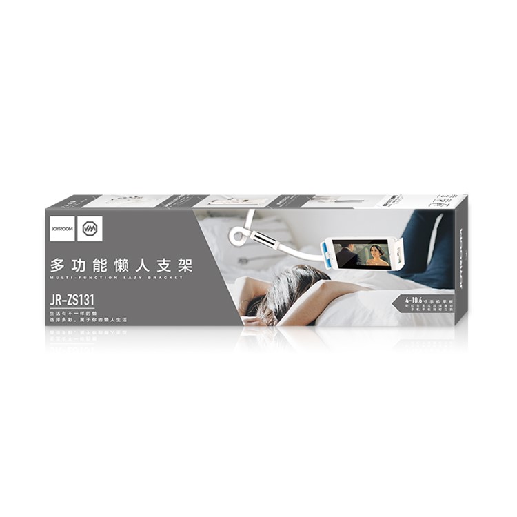 JOYROOM ZS131 Universal Goosneck Lazy Man Desktop Smartphones Tablet Holder - Silver-7