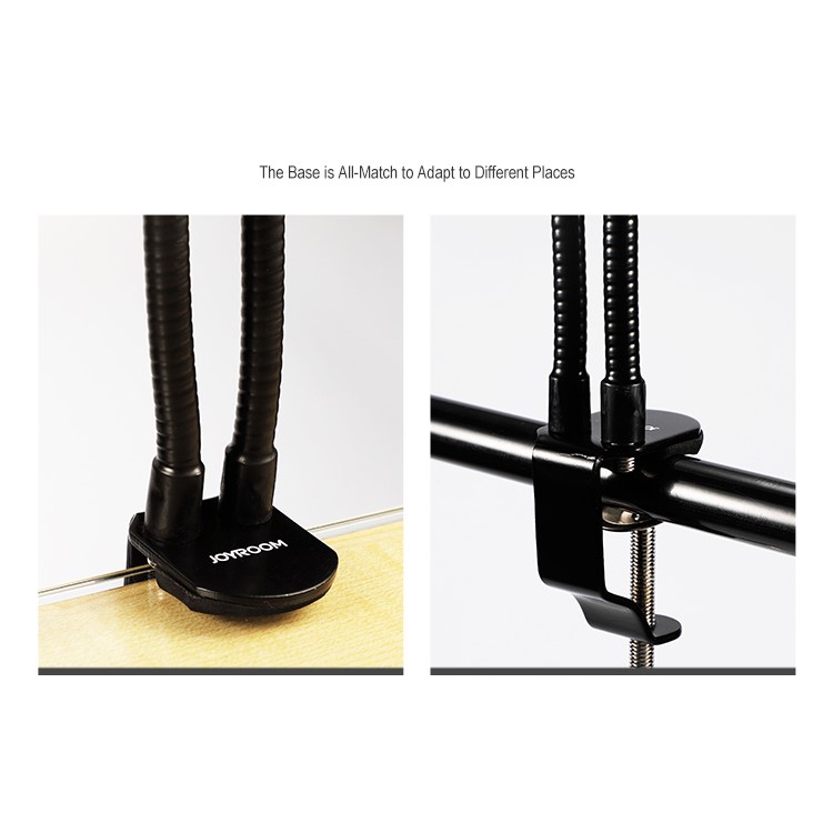 JOYROOM ZS130 Microphone 360 Adjustable Gooseneck Arm Stand with Phone Holder Kit for Studio Broadcast-7