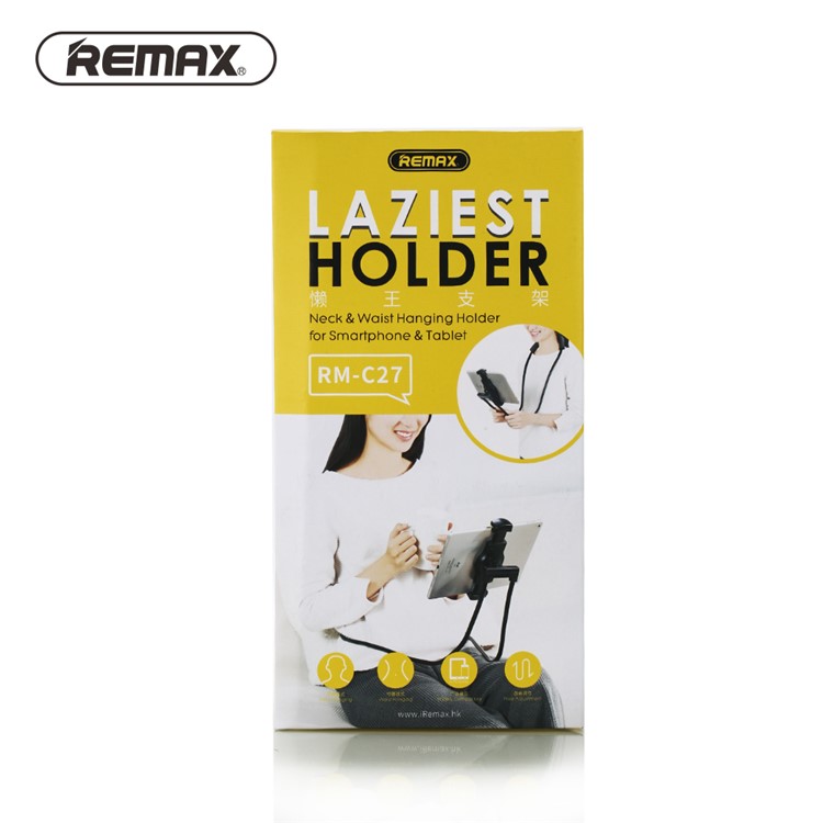 REMAX Flexible Neck / Waist Hanging Holder for Smart Phone /Tablet Desktop Mount Holder Stand-9