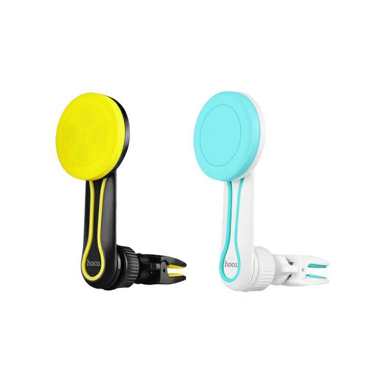 HOCO CA17 Long Rotating Rob Magnetic Air Vent Car Mount Holder - Yellow-2