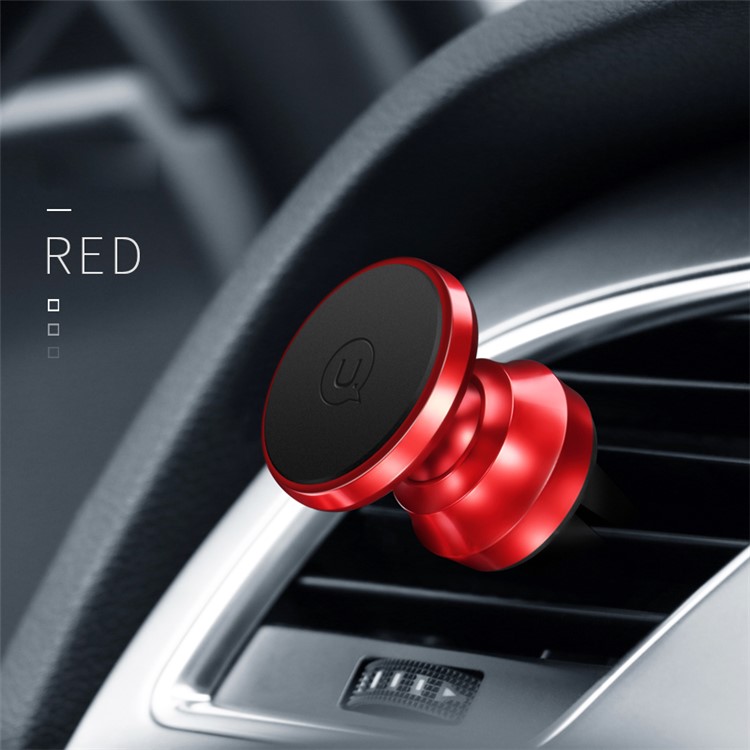 

USAMS US-ZJ018 Metal Magnetic Car Air Vent Mount Stand Holder - Red